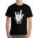 Tricou adler barbat stand for heavy metal negru