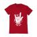 Tricou adler barbat stand for heavy metal rosu