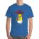 Tricou adler barbat the minions albastru azuriu
