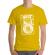 Tricou adler barbat where words fail, music speaks galben