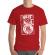 Tricou adler barbat where words fail, music speaks rosu