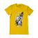 Tricou adler barbat work or die galben