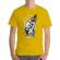 Tricou adler barbat work or die galben