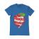 Tricou adler barbat you are the apple of my eye albastru azuriu