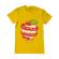 Tricou adler barbat you are the apple of my eye galben