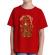 Tricou adler copil coffee racer rosu