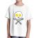 Tricou adler copil eggskull alb