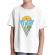 Tricou adler copil let the sea, set you free alb