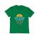 Tricou adler copil let the sea, set you free verde mediu