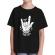 Tricou adler copil stand for heavy metal negru