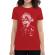 Tricou adler dama albert rockeinstein rosu