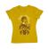 Tricou adler dama coffee racer galben