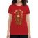 Tricou adler dama coffee racer rosu