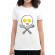 Tricou adler dama eggskull alb