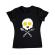Tricou adler dama eggskull negru