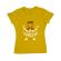 Tricou adler dama keep smile everyday galben