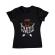 Tricou adler dama keep smile everyday negru