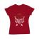 Tricou adler dama keep smile everyday rosu