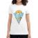 Tricou adler dama let the sea, set you free alb