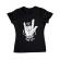 Tricou adler dama stand for heavy metal negru
