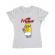 Tricou adler dama the minions alb