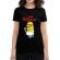 Tricou adler dama the minions negru