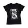 Tricou adler dama where words fail, music speaks negru