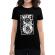Tricou adler dama where words fail, music speaks negru