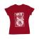 Tricou adler dama where words fail, music speaks rosu