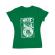 Tricou adler dama where words fail, music speaks verde mediu