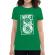 Tricou adler dama where words fail, music speaks verde mediu