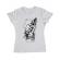 Tricou adler dama work or die alb