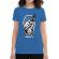 Tricou adler dama work or die albastru azuriu