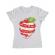 Tricou adler dama you are the apple of my eye alb