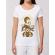 Tricou stanley stella dama coffee racer alb