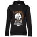 Hoodie dama cu gluga its coffee time negru