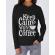 Hoodie dama cu gluga keep calm with coffee negru