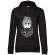Hoodie dama cu gluga sailor man negru