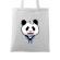 Sacosa din panza panda sailor alb