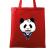 Sacosa din panza panda sailor rosu