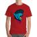 Tricou adler barbat cat punk rosu