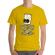 Tricou adler barbat death of skateboarder galben