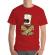 Tricou adler barbat death of skateboarder rosu