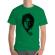 Tricou adler barbat imagine cassette verde mediu