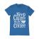 Tricou adler barbat keep calm with coffee albastru azuriu