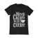 Tricou adler barbat keep calm with coffee negru