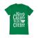 Tricou adler barbat keep calm with coffee verde mediu