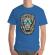 Tricou adler barbat king of summer albastru azuriu