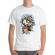 Tricou adler barbat skull movie alb