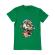 Tricou adler barbat skull movie verde mediu